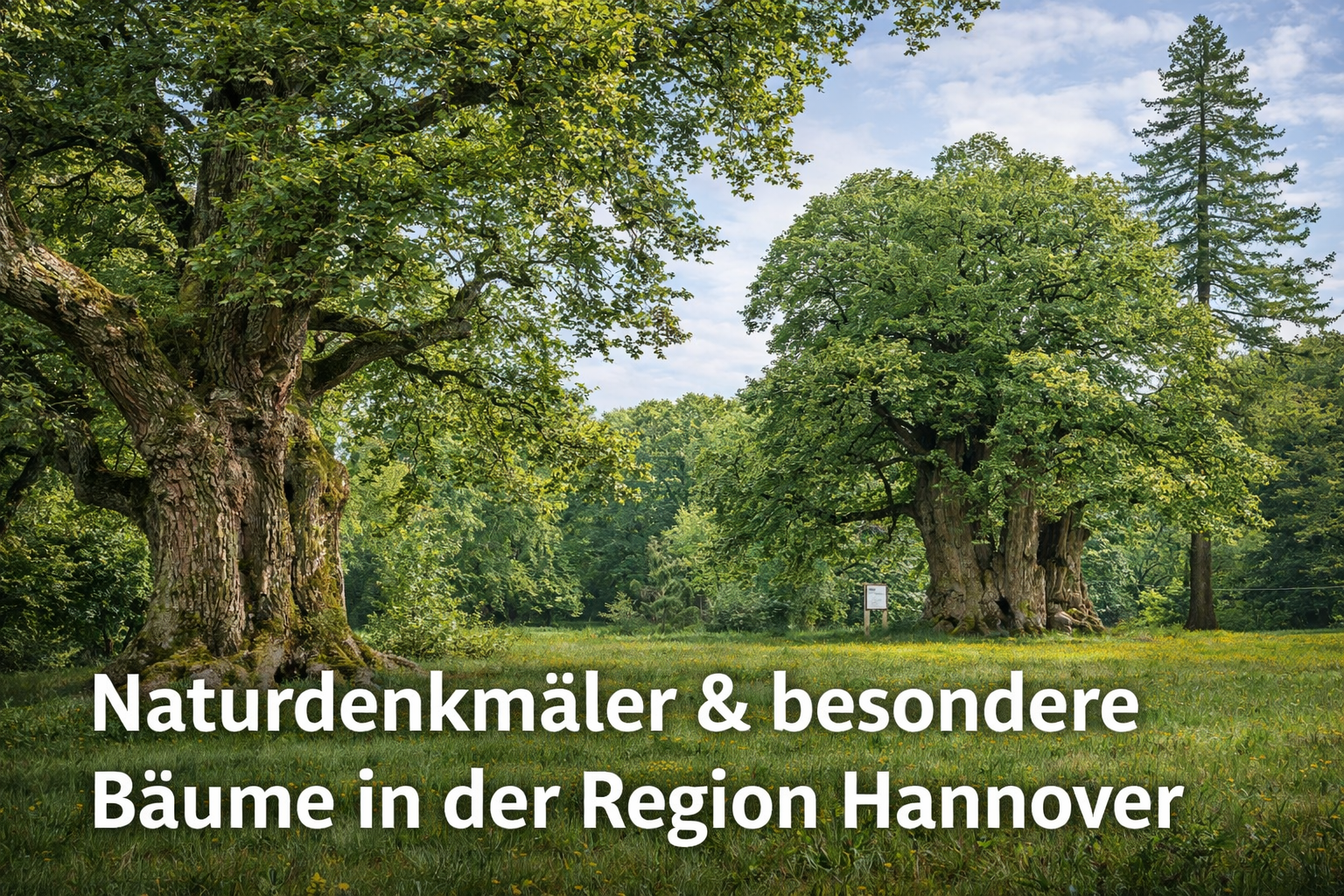 Alter Baum als Naturdenkmal in der Region Hannover